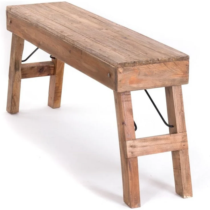 DESIGN DELIGHTS Sitzbank KÜCHENBANK "ALDO", faltbar, 112x48x28 cm (LxHxB), Holzbank, Farbe: – Bild 3