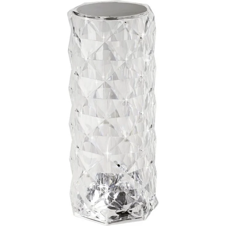 EGLO Tischleuchte LUCIGNANO Tischlampe - Kunststoff - LED - 0,6W - IP20, Dimmfunktion, Farbwechsel, RGB, USB-Anschluss mit Ladefunktion, mehrere Helligkeitsstufen, LED fest integriert, RGB, Nachttischlampe, Schreibtischleuchte, Leselampe, H21 x Ø9 cm – Bild 2