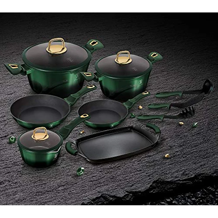 Berlinger Haus Berlinger Haus Töpfe 12 Stück Metallic Emerald Line BH6066 – Bild 4