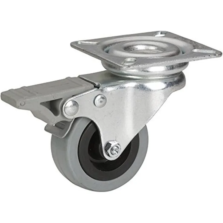 Apparate-Lenkrolle mit Totalfeststeller 50 x 20 mm Tragkr. 35 kg