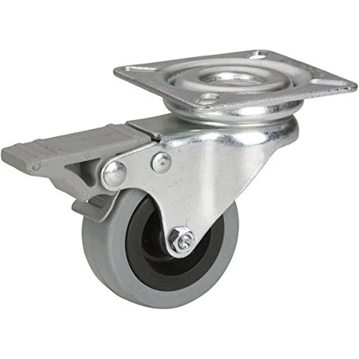Apparate-Lenkrolle mit Totalfeststeller 50 x 20 mm Tragkr. 35 kg – Bild 1