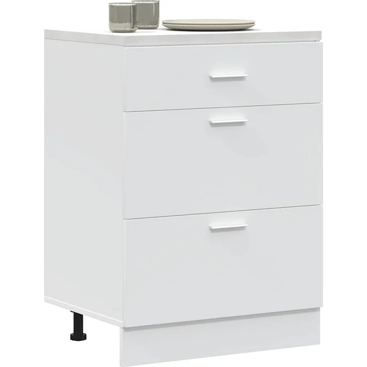 vidaXL Küchenunterschrank Lyon Weiß Holzwerkstoff 854250 – Bild 1