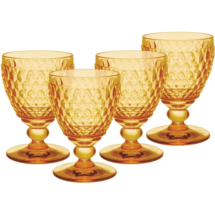 Villeroy & Boch Boston Coloured Weißweinglas 230 ml Saffron 4er Set – Bild 4