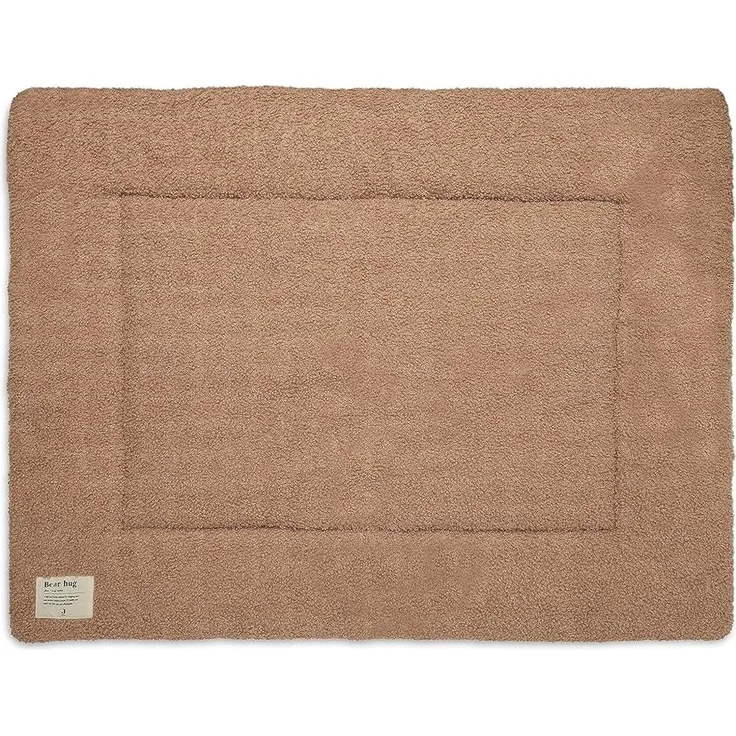 Jollein Teddy Laufstallteppich Storm Grey 80x100 cm Braun