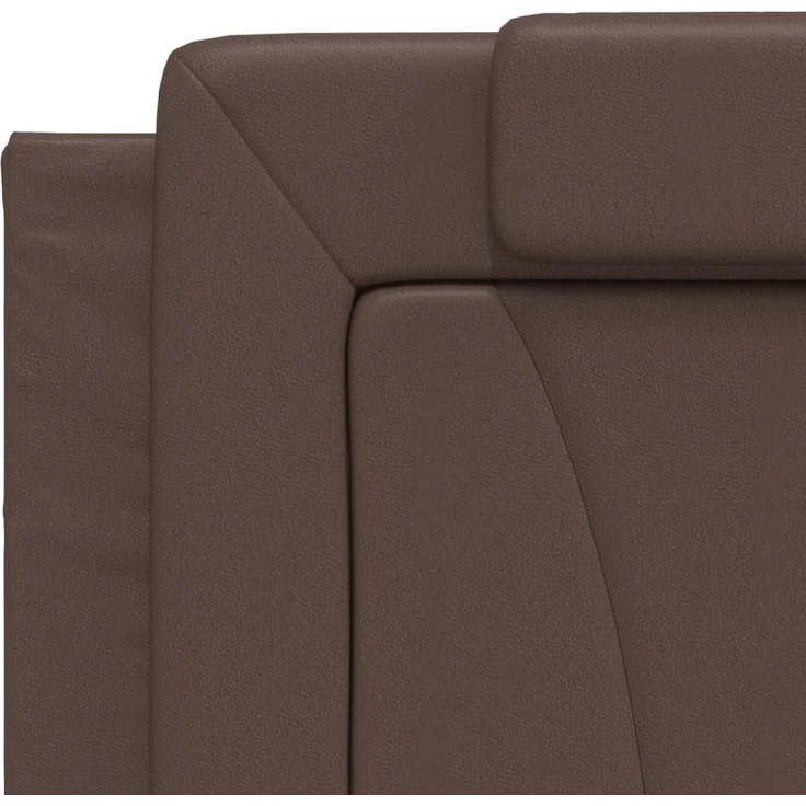vidaXL Kopfteil-Kissen Braun 200 cm Kunstleder 374816 – Bild 8