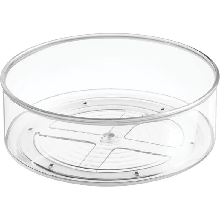 4er Set Drehbares Ordnungssystem Drehteller mDesign Transparent – Bild 7