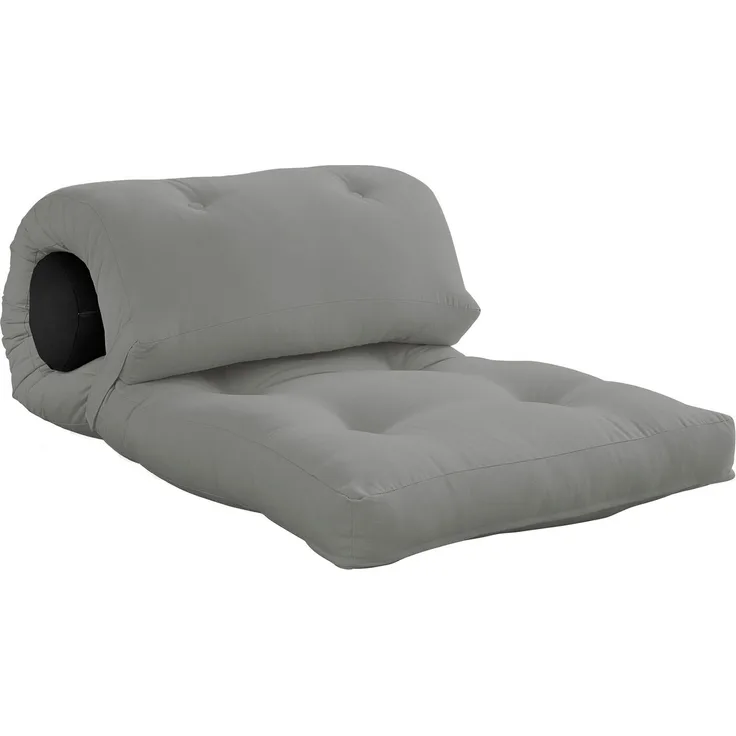 Karup Design 2-in-1 Futonsessel WRAP mit Nackenkissen Grey / Dark Grey