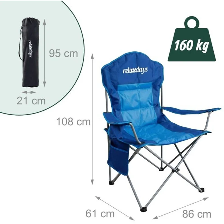 Relaxdays Faltbarer Camping Stuhl – Bild 4