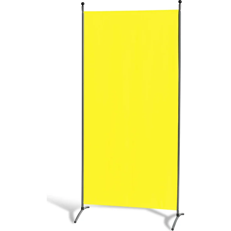 GRASEKAMP Qualität seit 1972 Stellwand 85x180 cm - Gelb - Paravent Raumteiler Trennwand Sichtschutz – Bild 1