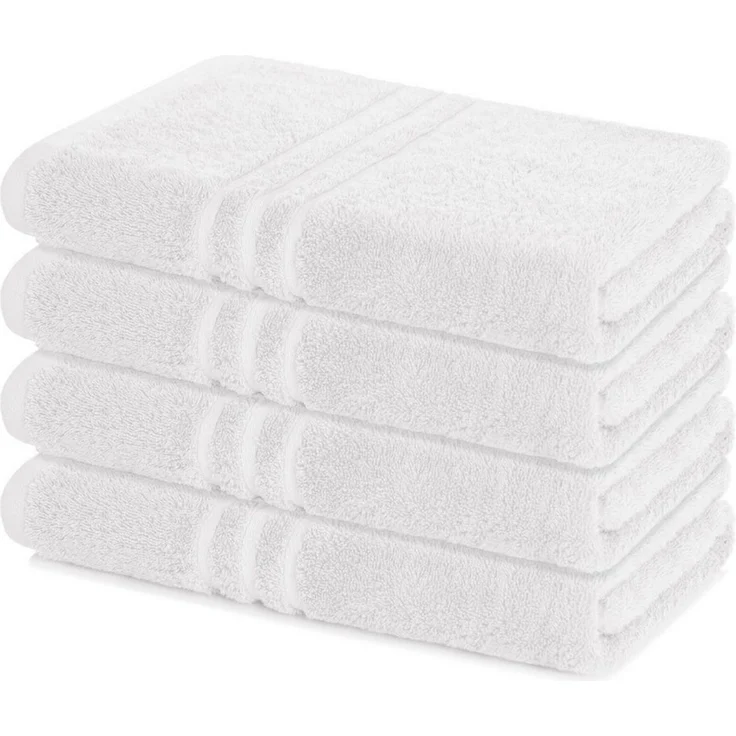 Lavea Duschtücher 4er Set Duschtuch 70 x 140 cm, Elena Frottee Handtücher, (Set, 4-St), Dusch-Handtuch, 500 g/m² Frottier, weich & saugstark, pflegeleicht – Bild 1