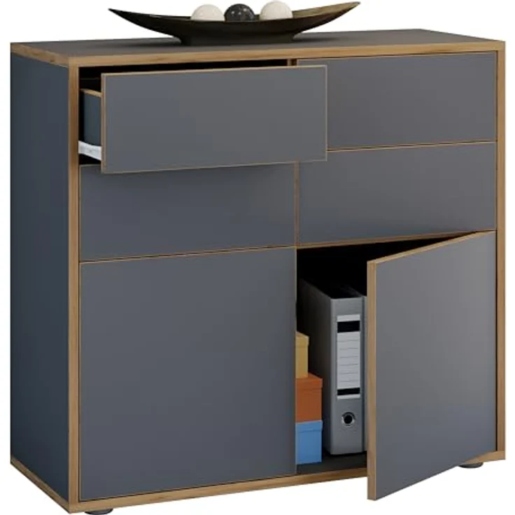 VCM Kommode Holz Kommode Sideboard Salia Breite 100 Schublade – Bild 2