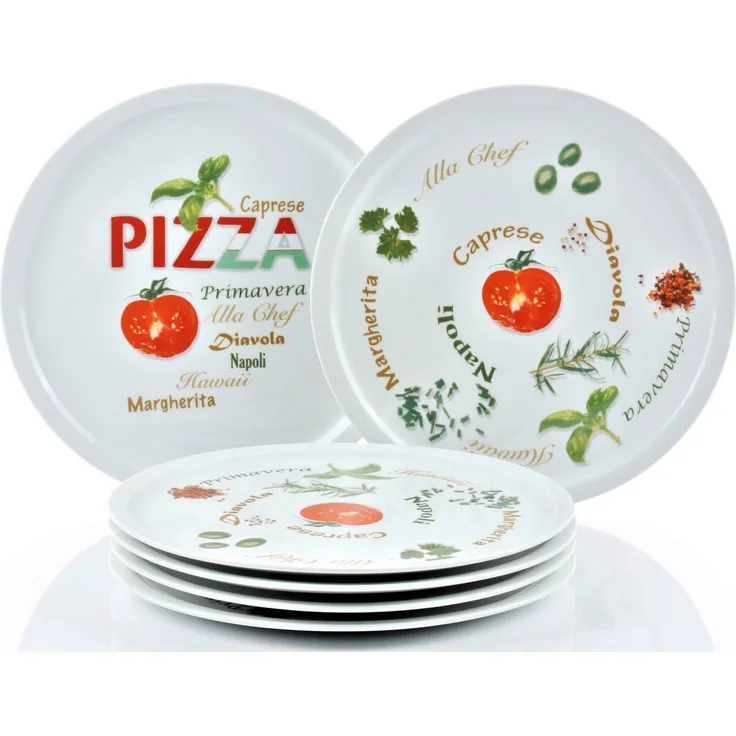 Retsch Arzberg Pizzateller Italia, (6 St), Porzellan