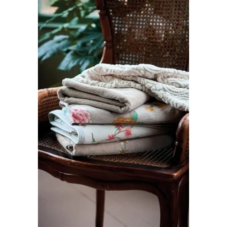 PiP Studio Gästehandtuch STUDIO Les Fleurs Gästehandtuch khaki 30x50cm (1 Stück), Baumwolle (217805) – Bild 2