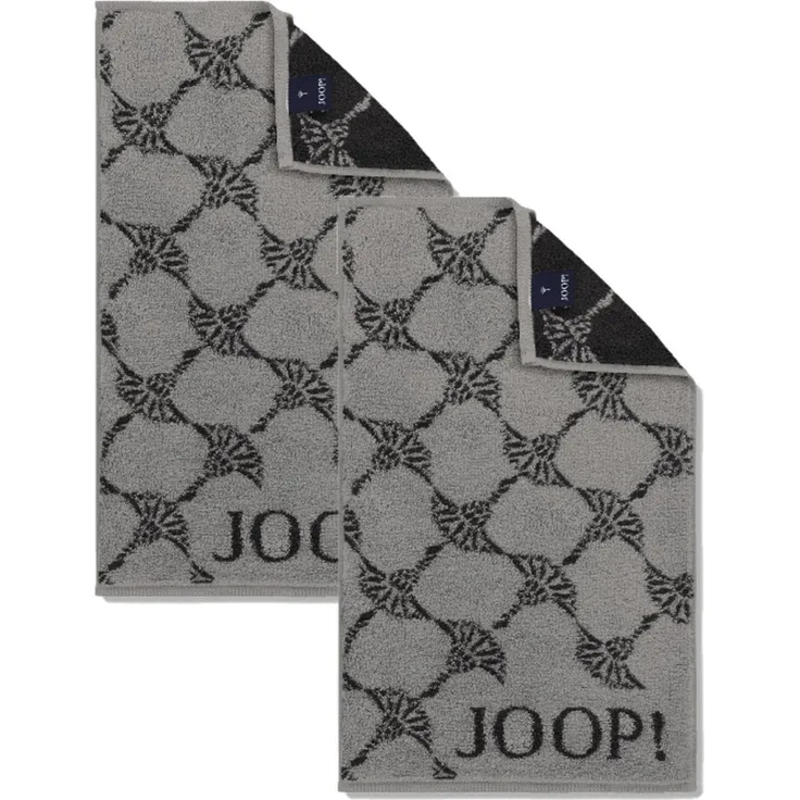 2 Stück Joop! Gästetuch Cornflower 1721-77 platin 30x50