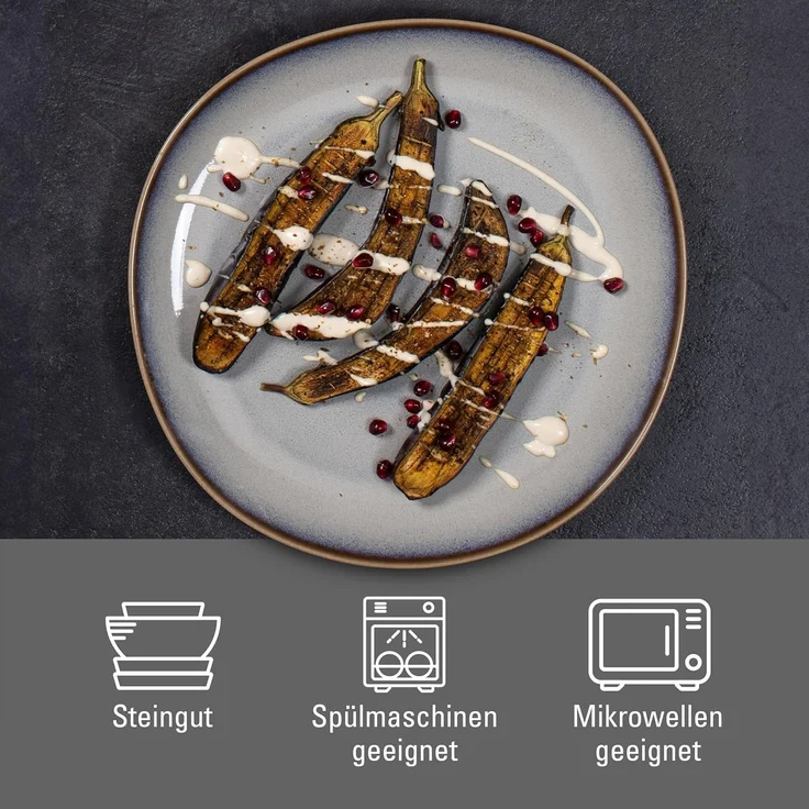 like. by Villeroy & Boch Lave beige Servierplatte ø 32 cm – Bild 3