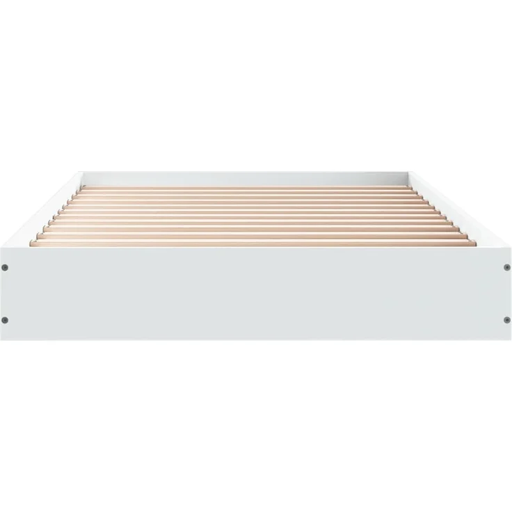 vidaXL Bettgestell Weiß 90x200 cm Holzwerkstoff 842063 – Bild 4