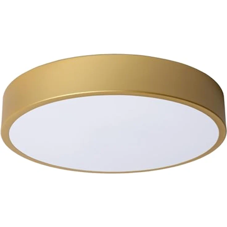 LUCIDE UNAR Deckenleuchte Ø 30 cm, LED 3 StepDim 1x18W 2700K, mattes Gold/Messing – Bild 2