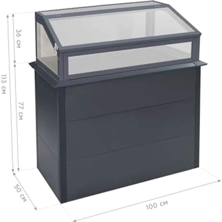 Westmann Primus Plus M | Metall Hochbeet mit – Bild 7