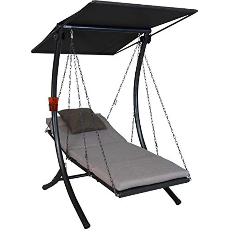 Hollywoodschaukel 1-Sitzer Swing Smart sand – Bild 2