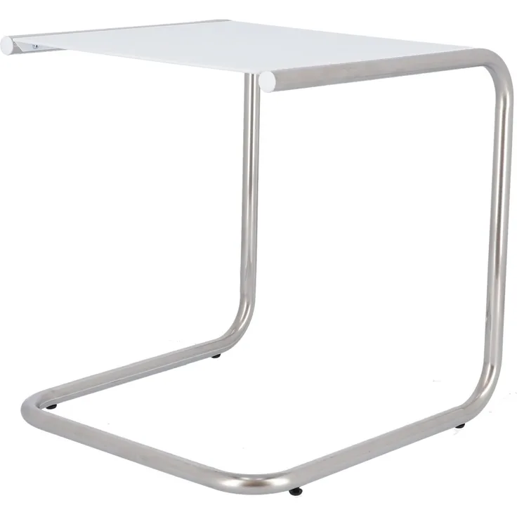 Beistelltisch Club aus Aluminium, Weiß