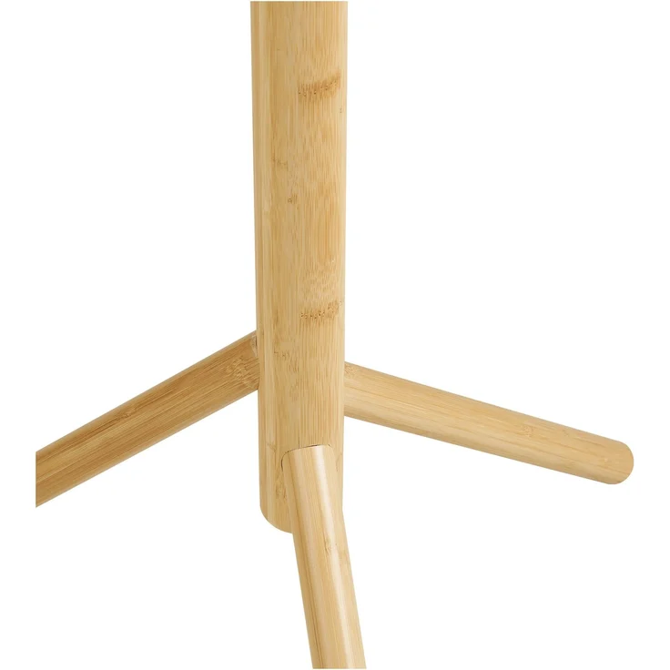 Garderobenständer >Wanaka< in Bambus, Massivholz - 50x163x50cm (BxHxT) – Bild 5