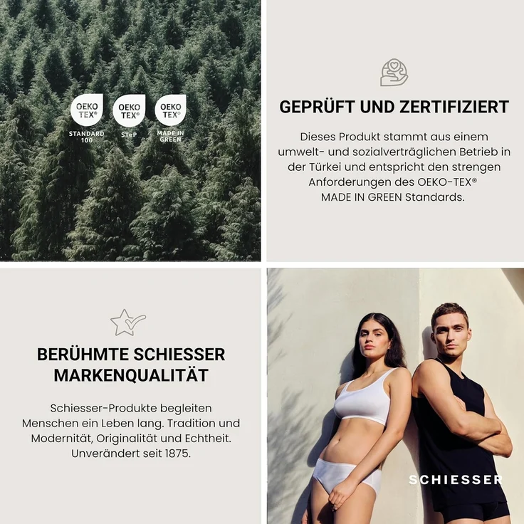 Schiesser Bettwäscheset Maren - Feinbiber - 2-teilig - 135 x 200 cm - Weiß – Bild 7