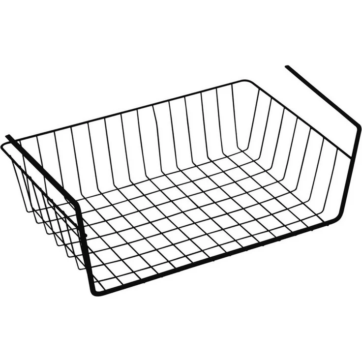 Spetebo Regalkorb Unterregal Hängekorb (Set, 1 St, 2er Set), zum Anbringen an Schrankfächern – Bild 2