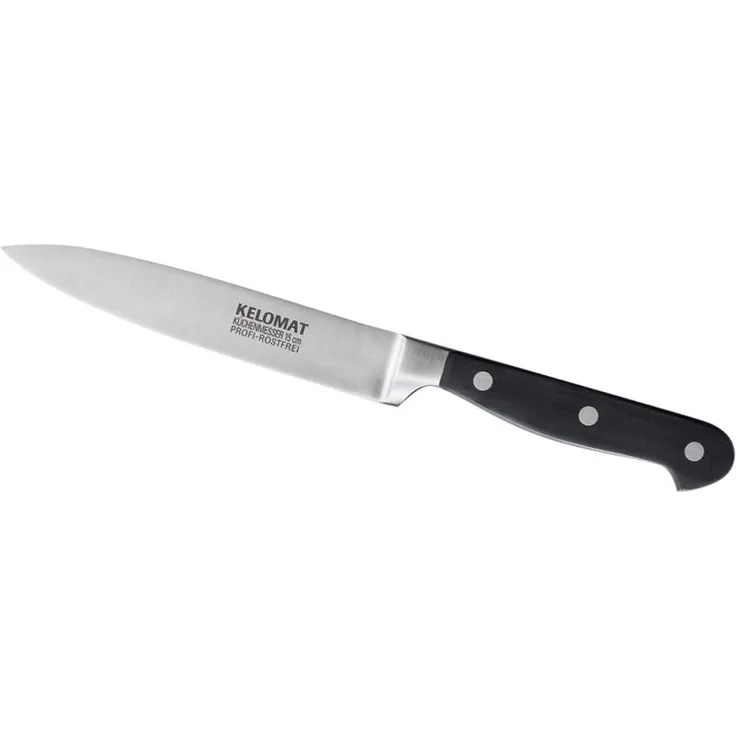 Kelomat Küchenmesser 18 cm Chromstahl händisch geschärft