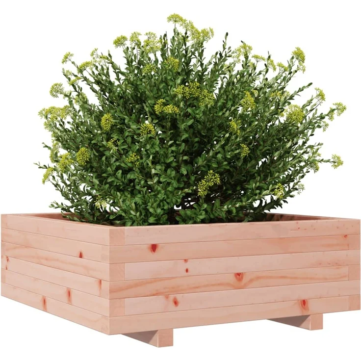 vidaXL Pflanzkübel 70x70x26,5 cm Massivholz Douglasie 847306 – Bild 3