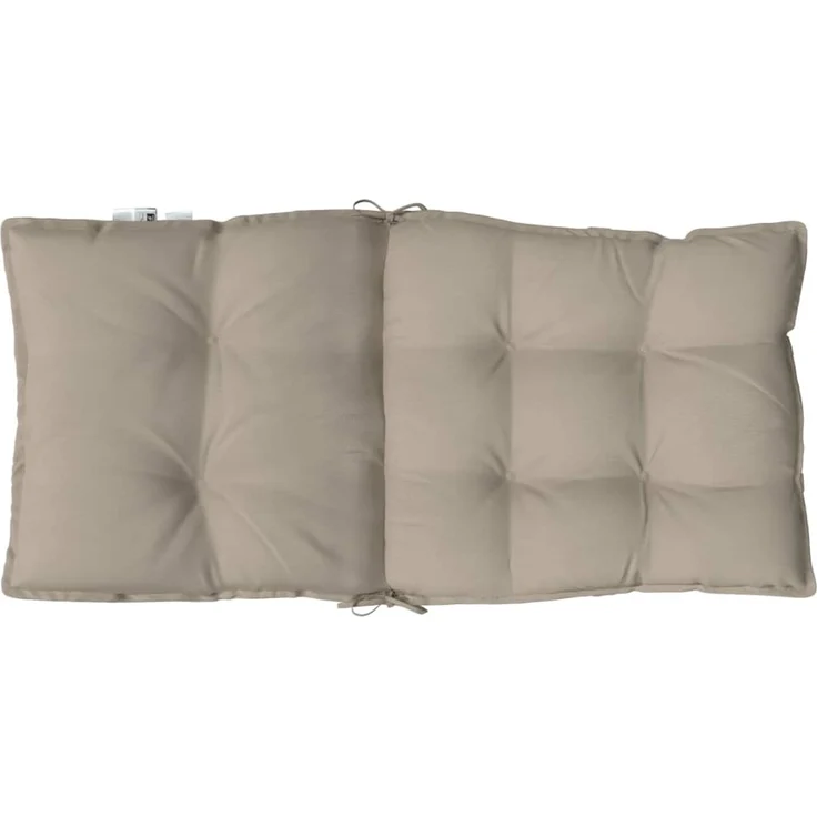 vidaXL Niedriglehner-Auflagen 2 Stk. Taupe Oxford-Gewebe 377695 – Bild 7