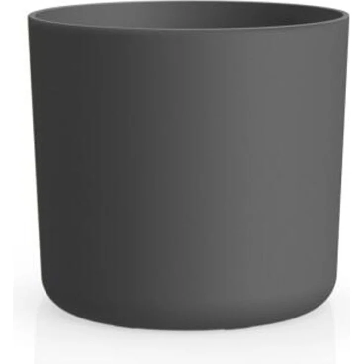 Pflanzgefäß LORA Ø14 cm rund aus Kunststoff moderner Blumentopf für Wohnraum Balkon Terrasse und Garten dekorativ und vielseitig – Bild 3