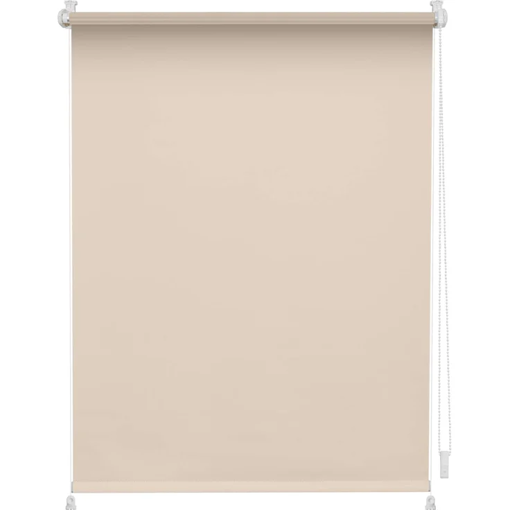 Lichtblick Sonnenschutzsysteme GmbH Verdunklungsrollo Barcelona 70x150 cm (BxL) Creme Verspannt; Klemm- und schraubbar; Thermofunktion – Bild 1