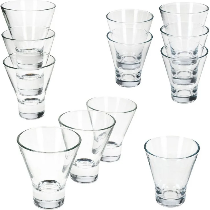 MamboCat Dessertschale MamboCat YPSI 12x Dessertgläser Glas 150ml&170ml Dessert Snacks Shots, Glas – Bild 1