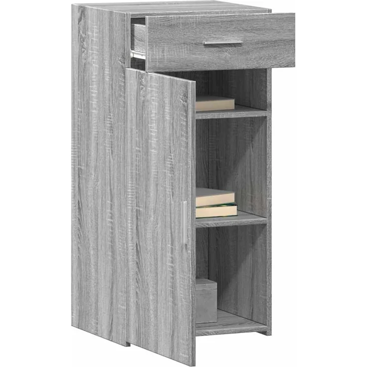 Sideboard, Kommode Grau Sonoma 45x42,5x93 cm Holzwerkstoff – Bild 3