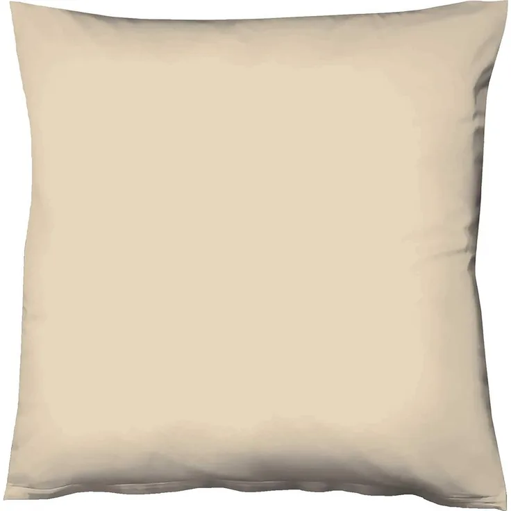 Fleuresse Uni Interlock Jersey Bettwäsche Colours|Kissenbezug einzeln 35x40 cm| beige