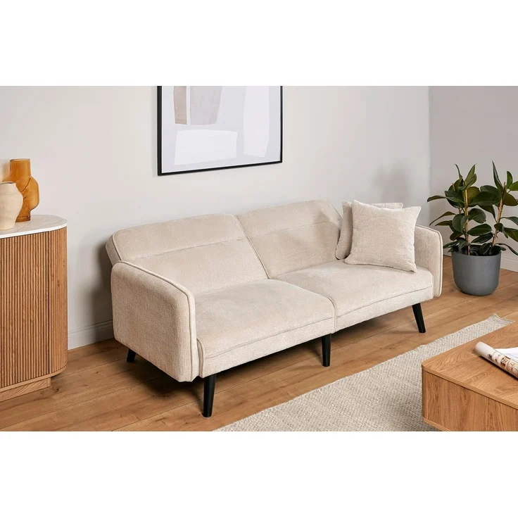 Jahnke SCHLAFSOFA Chillax LINE Boucle Champagner – Bild 9