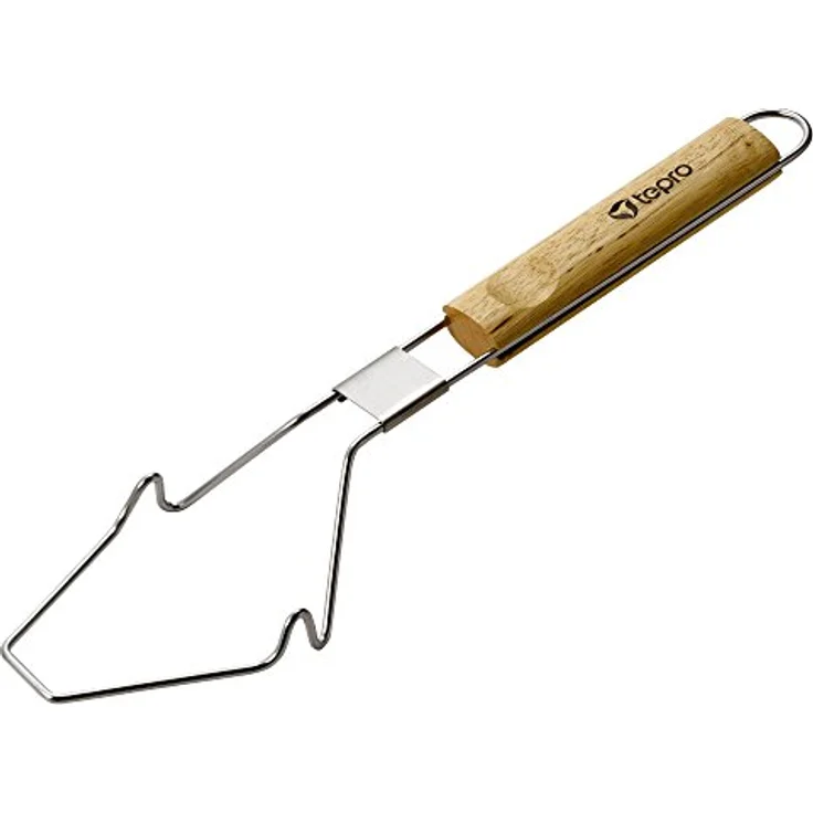 tepro Grillrostheber Universal – ca. 40 cm – mit Holzgriff zum sicheren Anheben & Herausnehmen von Grillrosten – praktisches Grillzubehör für alle gängigen Grills – Bild 2