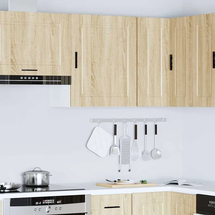 vidaXL Küchen-Hängeschrank Porto Sonoma-Eiche Holzwerkstoff 854043 – Bild 3