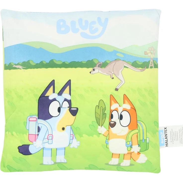 Bluey Kissen – Weiches Dekokissen 1-Stück 38x38 cm mit Serienmotiv – Bild 2