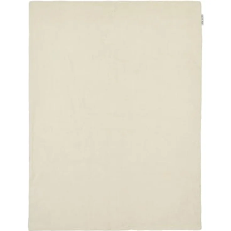 Meyco Kuscheldecke Musselin 75x100 cm, gesticktes Gingko-Motiv, Soft Sand, 100% Baumwolle, Oeko-Tex Standard 100 – Bild 3