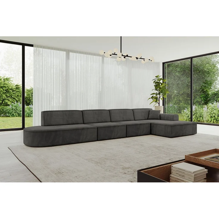 ALTDECOR Ecksofa IREA-L3-v3, Sofa Praktische Bequeme Funktionsecke Couch L-Form Eckcouch, Corner Sofa L-Form Vielseitige Sofa Wohnlandschaft Wohnzimmer – Bild 3