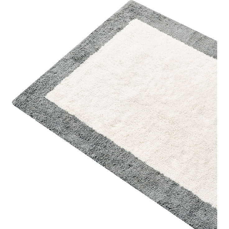 Badematte KABRI Grau Beige 60 x 90 cm Baumwolle – Bild 4
