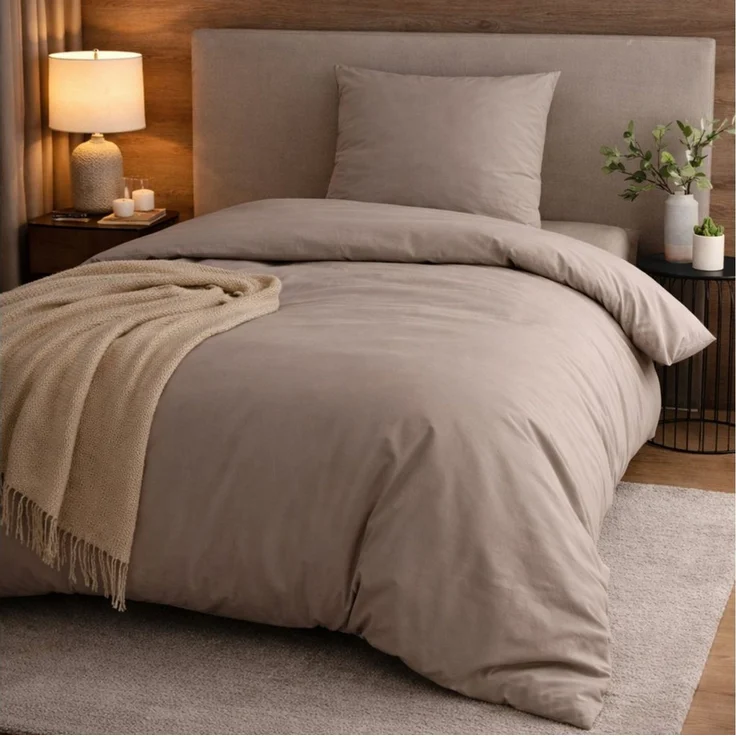 sleepling Bettwäsche Satin Wendebettbezug, Satin, glänzender Satin-Look – Bild 5