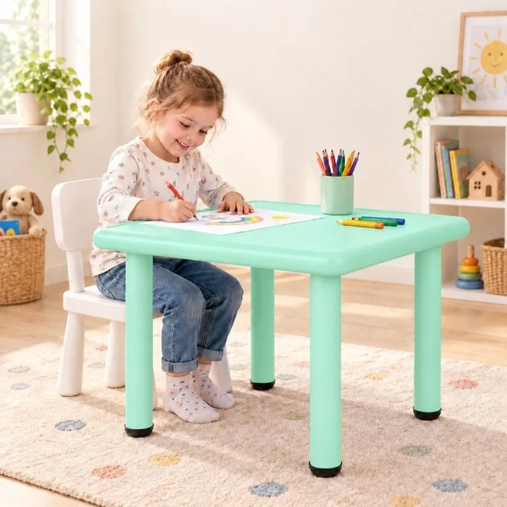 Relaxdays Kindertisch Indoor & Outdoor – Bild 2