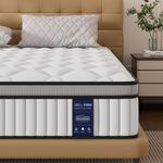 BedStory Matratze 140x200 cm,Taschenfederkernmatratze Höhe 26cm,Orthopädische Matratze mit Komfortschaum H3&H4 Härtegrad,Federkernmatratze für Erwachsene Öko-Tex Zertifiziert & CertiPUR Zertifiziert