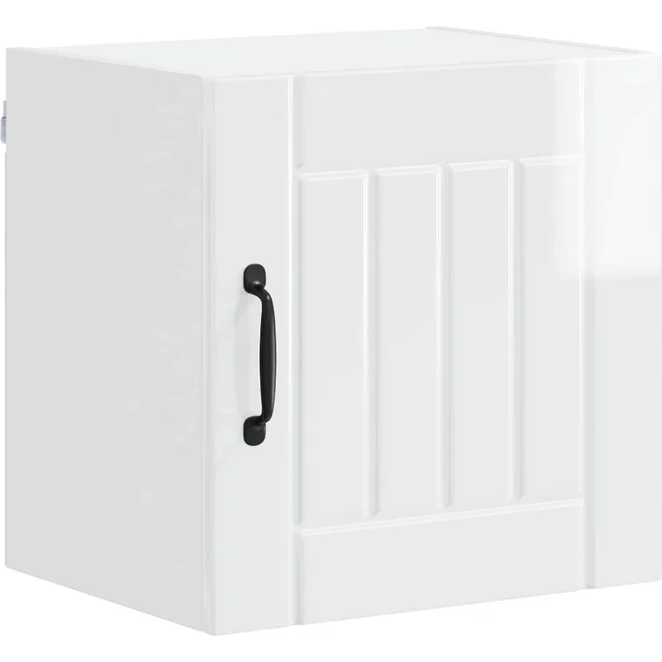 Hängeschrank, Küchenschrank Hochglanz Weiß 40 x 31 x 40 cm Holzwerkstoff