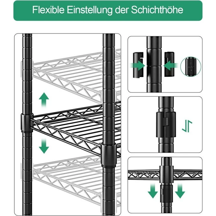 Zedelmaier Mehrzweckregal Lagerregal, Regal, Gitterregal Metall – Bild 2
