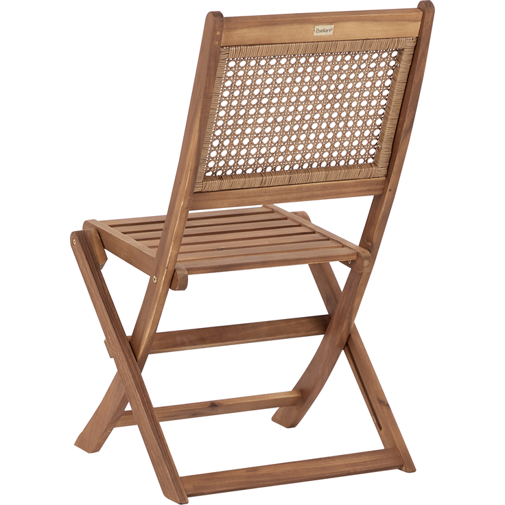 Gartenstuhl 4er Set PARAGGI Heller Holzfarbton – Bild 6