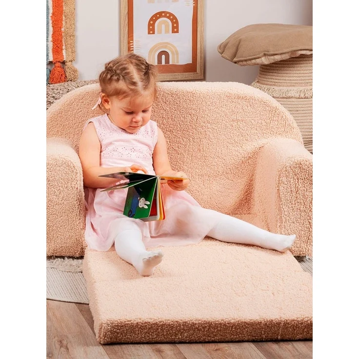 Knorrtoys® Sofa Soft, plush beige, für Kinder, Made in Europe – Bild 3