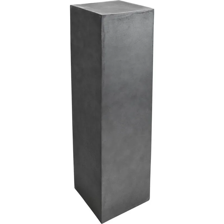 VIVANNO Blumenständer Fiberglas PODEST Säule - Anthrazit Beton-Design (1 St), 30x30x100 cm